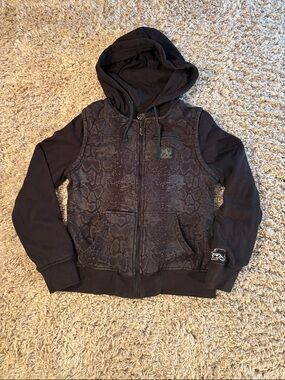 Metal Mulisha Zip Hoodie Jacket Size Large